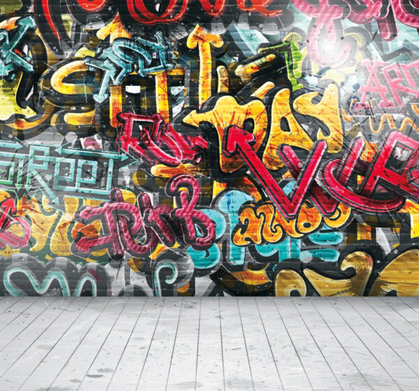 Pared con graffiti Pared con graffiti
