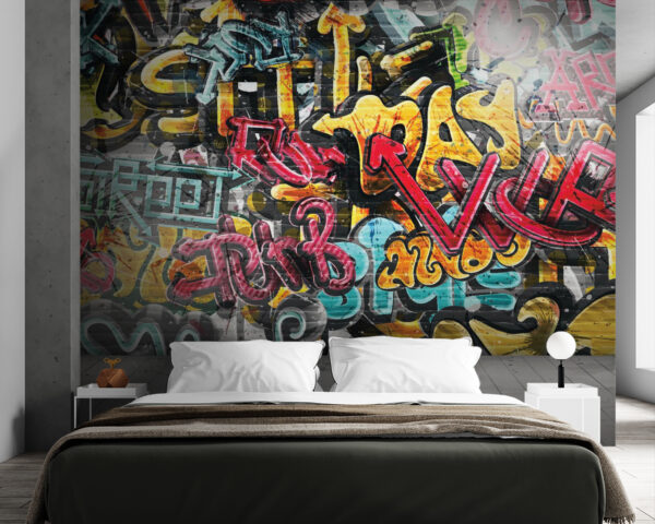 Pared con graffiti Pared con graffiti