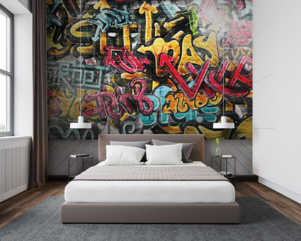 Pared con graffiti Pared con graffiti