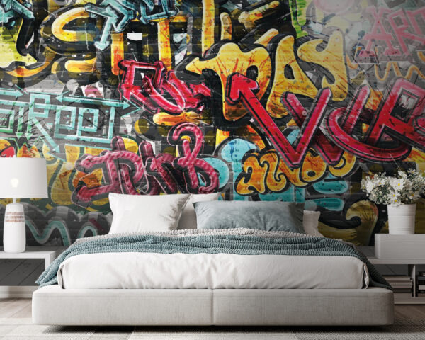 Pared con graffiti Pared con graffiti