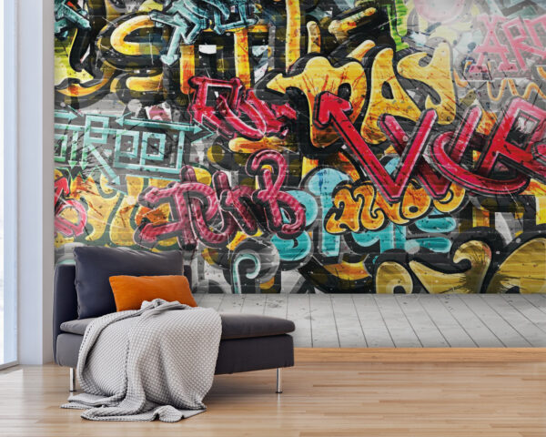 Pared con graffiti Pared con graffiti