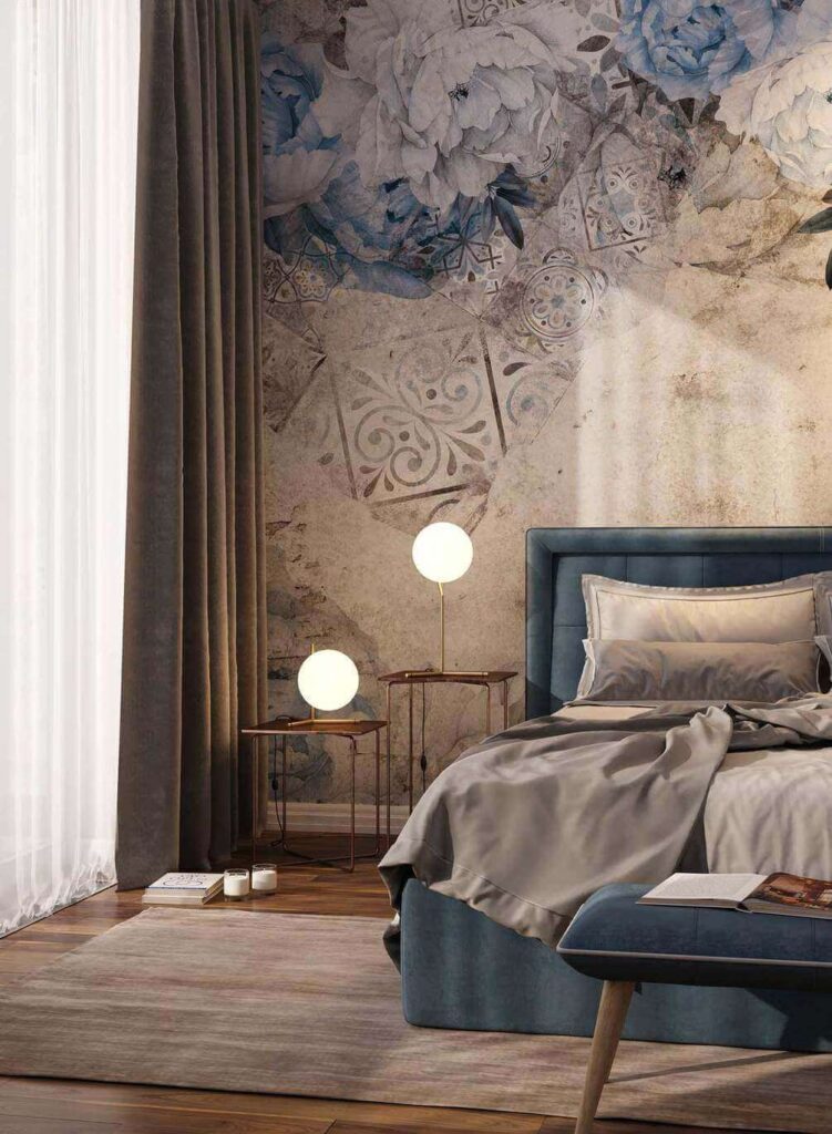 Delicate blooms on a textured background