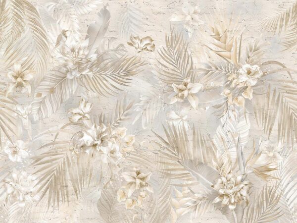 Elegante motivo floral en tonos suaves Elegante motivo floral en tonos suaves