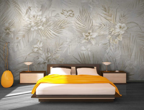 Elegante motivo floral en tonos suaves Elegante motivo floral en tonos suaves
