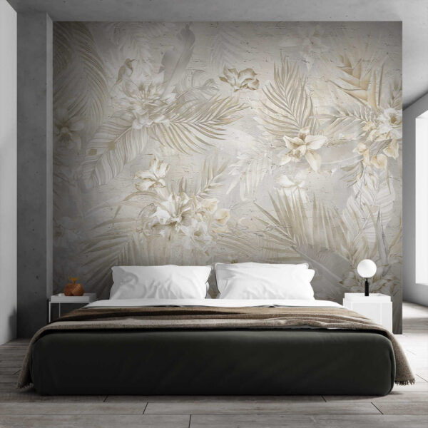 Elegante motivo floral en tonos suaves Elegante motivo floral en tonos suaves