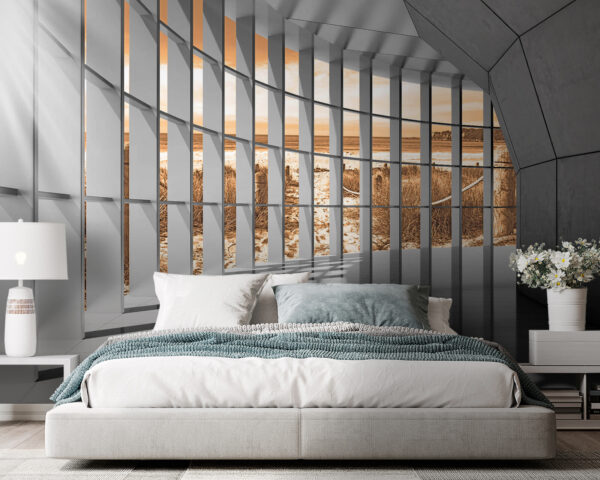 Amplia habitación con ventanas Amplia habitación con ventanas