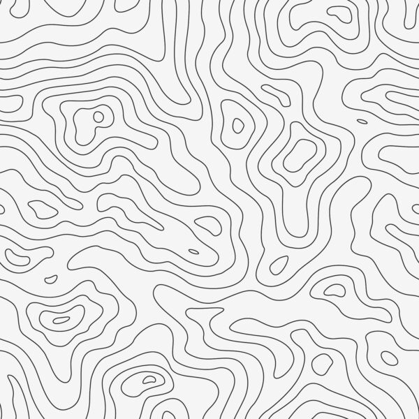 Líneas de contorno en blanco y negro Líneas de contorno en blanco y negro