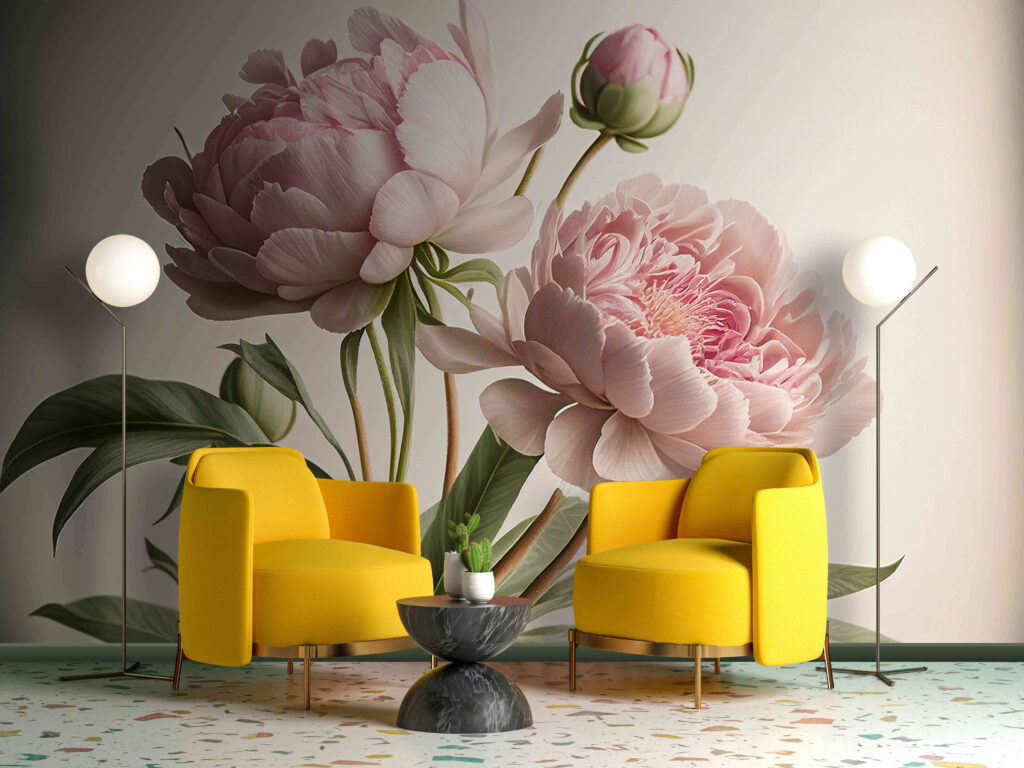 Soft blooms in delicate hues