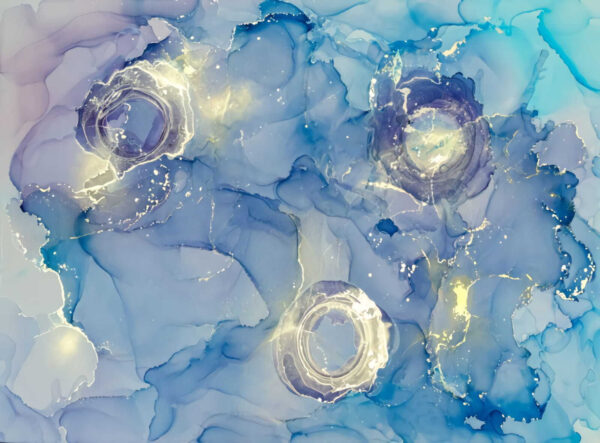 Pintura azul y blanca Pintura azul y blanca