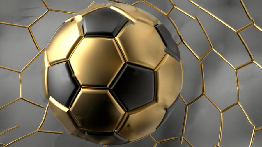 Fotomurales Sueños de fútbol en tonos metálicos. - Imagen 6