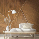 Fotomurales Diseño artístico de paneles de madera