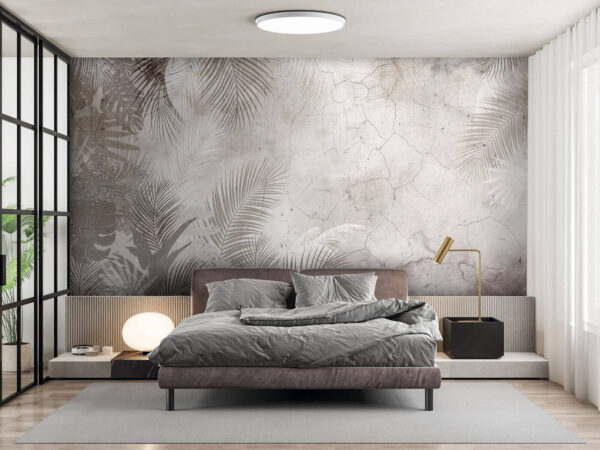 Pared con hojas Pared con hojas