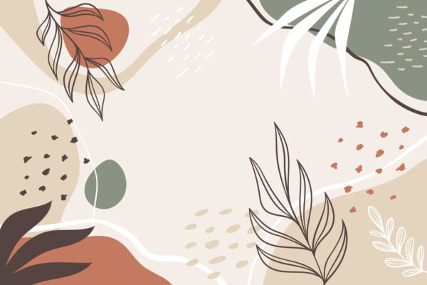 Colorido diseño floral sobre fondo blanco Colorido diseño floral sobre fondo blanco