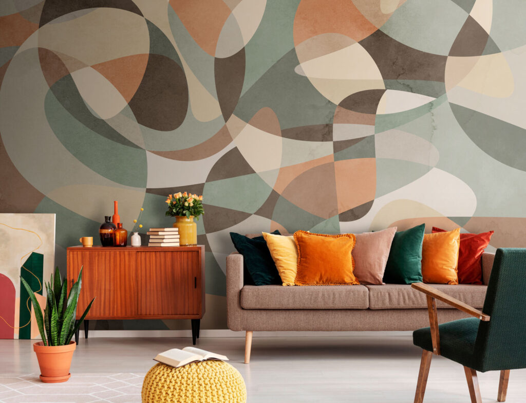 Colorful pattern on a surface