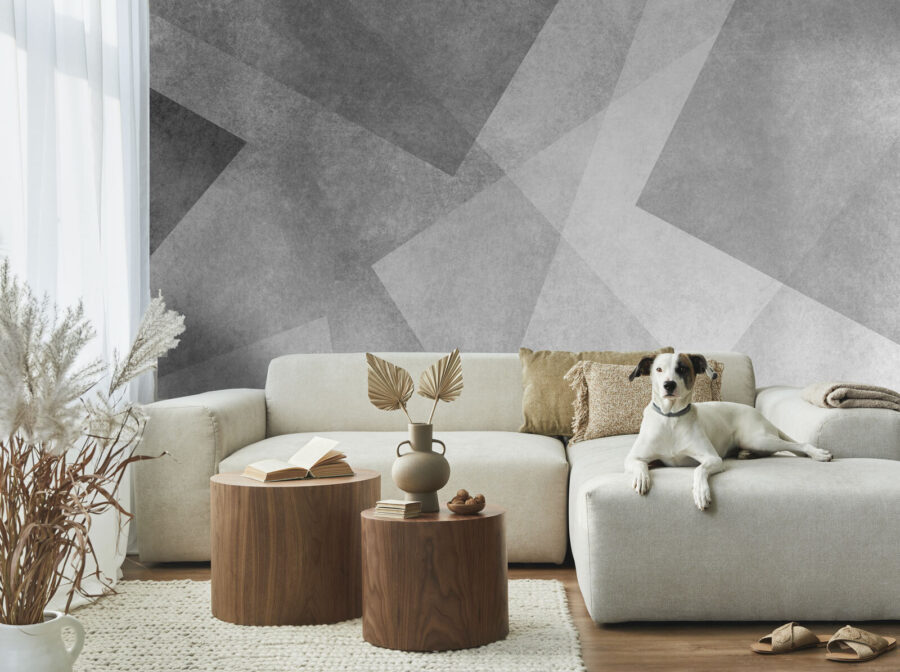 Fondo gris y blanco