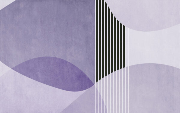 A purple and black geometric design A purple and black geometric design