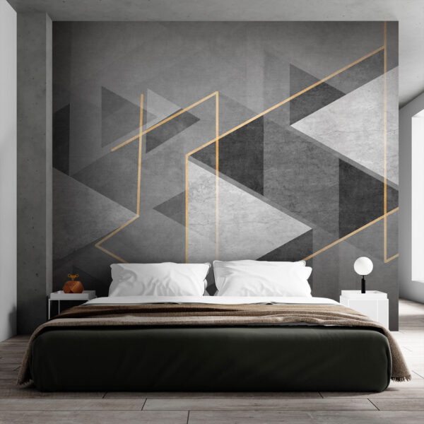 Diseño geométrico en gris y blanco Diseño geométrico en gris y blanco