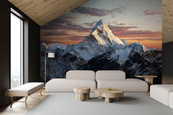 Fotomurales Fotomurales Montaña con nieve en la cima (SKU: u74124)