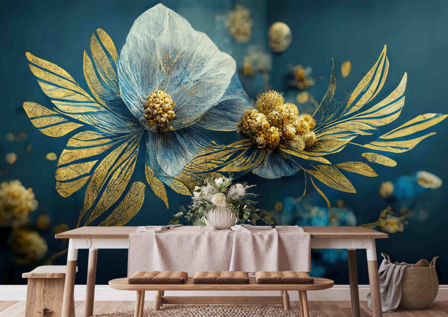 Flores etéreas en sueños de medianoche