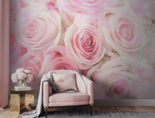 Grupo de rosas rosadas Grupo de rosas rosadas