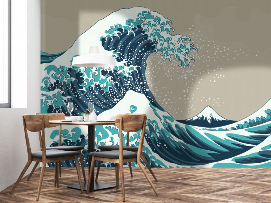 Gran ola de agua
