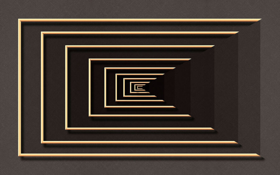 Espiral infinita en tonos elegantes.