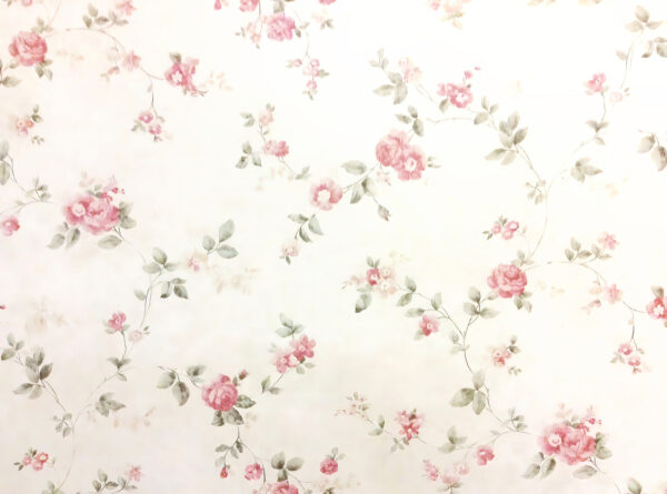 Motivo floral en una pared Motivo floral en una pared