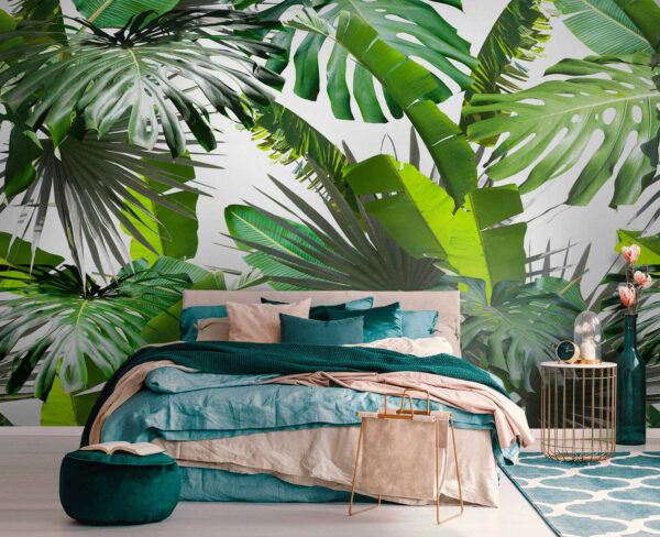 Fotomurales Fotomurales Grupo de hojas verdes (SKU: u77856)