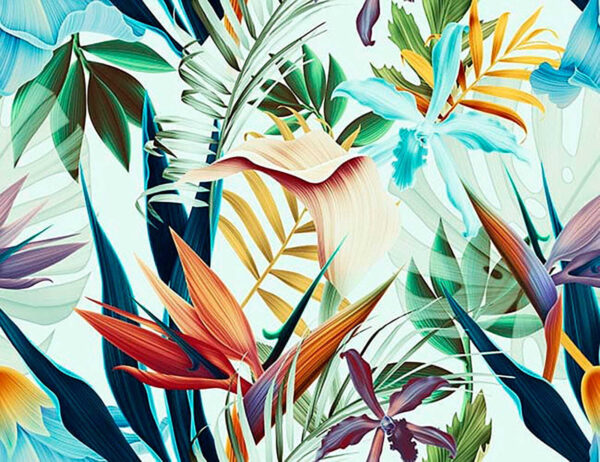 Colorido estampado floral Colorido estampado floral