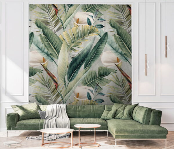 Motivo de hojas y flores verdes u79683pig1m 600x511 - Motivo de hojas y flores verdes - tegory