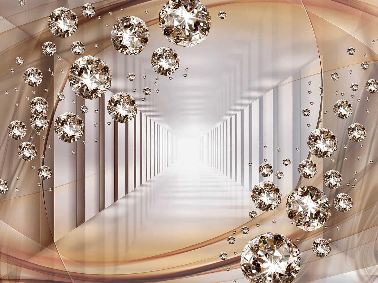 Diamond in a tunnel Diamond in a tunnel