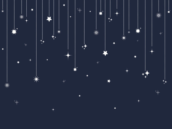 Stars and snowflakes from lines