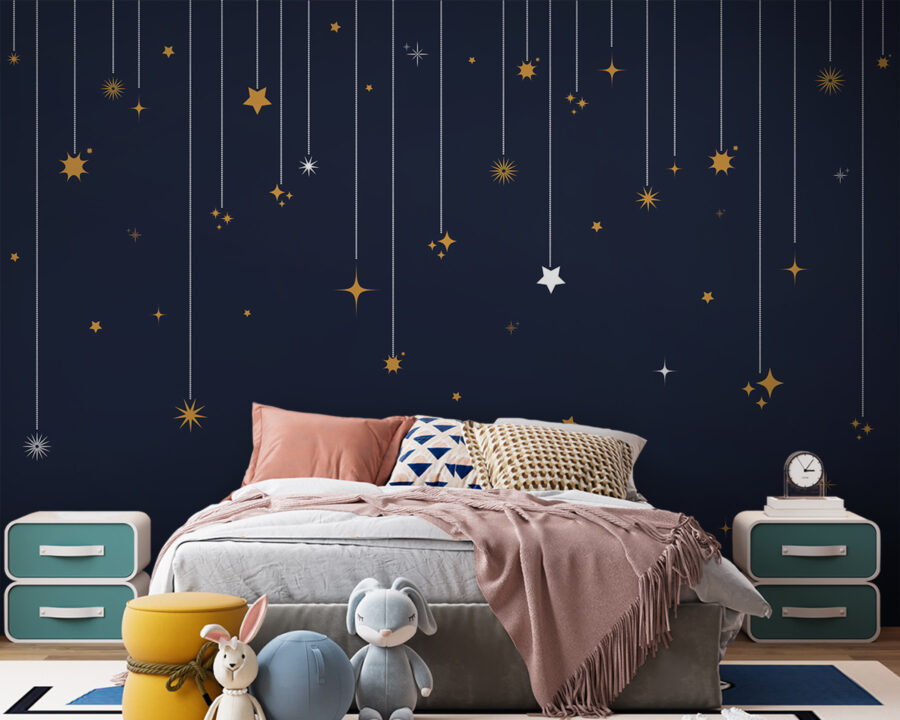 Estrellas y copos de nieve de cuerdas