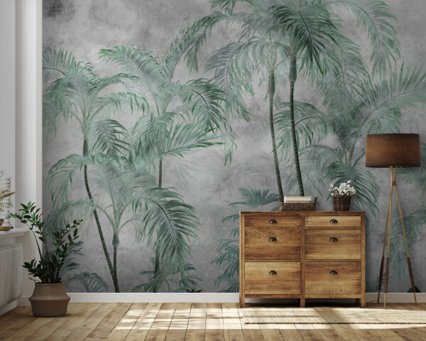 A group of palm trees