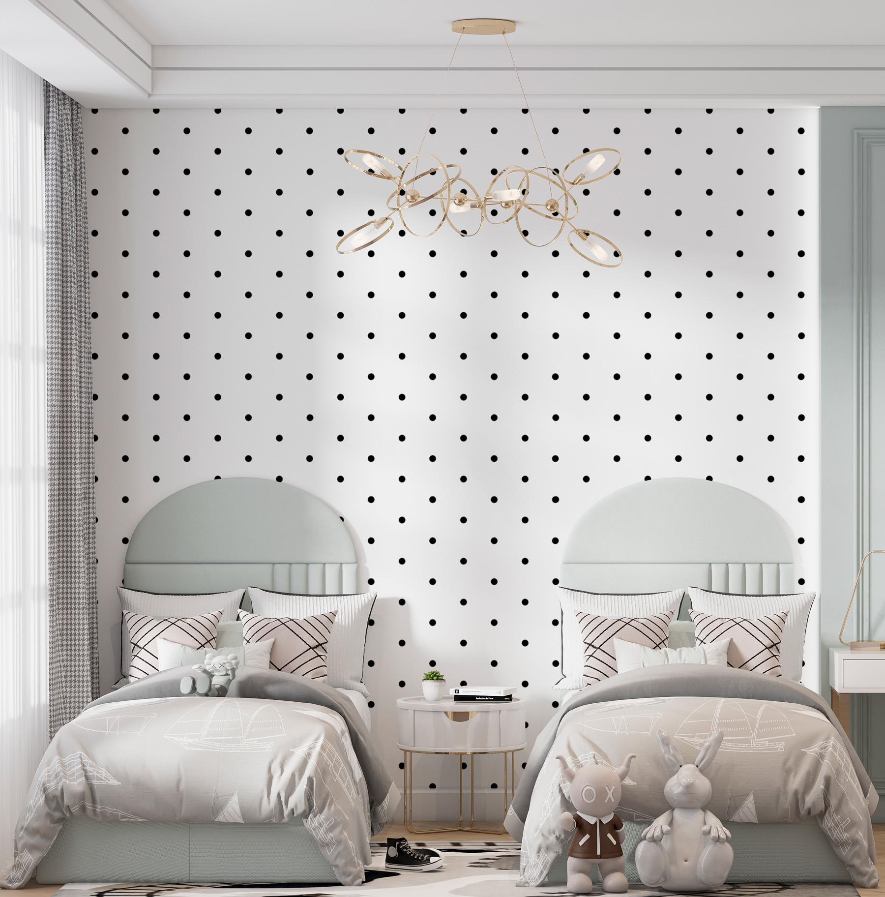 A black dots on a white background A black dots on a white background