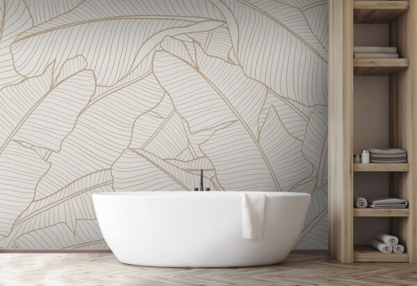 Elegante motivo de hojas para una decoración moderna Elegante motivo de hojas para una decoración moderna