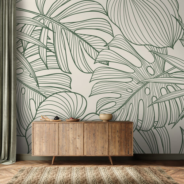 Elegante diseño de follaje verde. Elegante diseño de follaje verde.