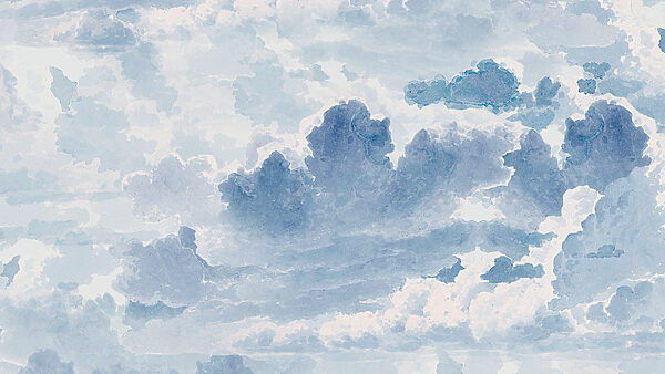 Un cielo azul y blanco con nubes Un cielo azul y blanco con nubes