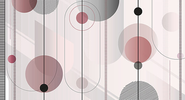 Formas abstractas en una paleta de colores suaves. Formas abstractas en una paleta de colores suaves.