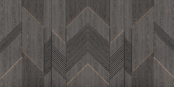 Motivos geométricos en madera oscura. Motivos geométricos en madera oscura.