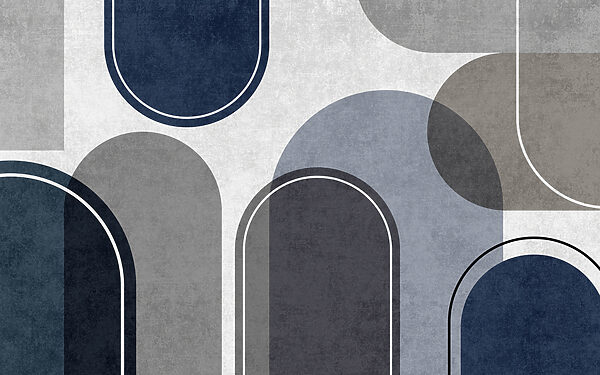 Formas abstractas modernas en tonos apagados. Formas abstractas modernas en tonos apagados.