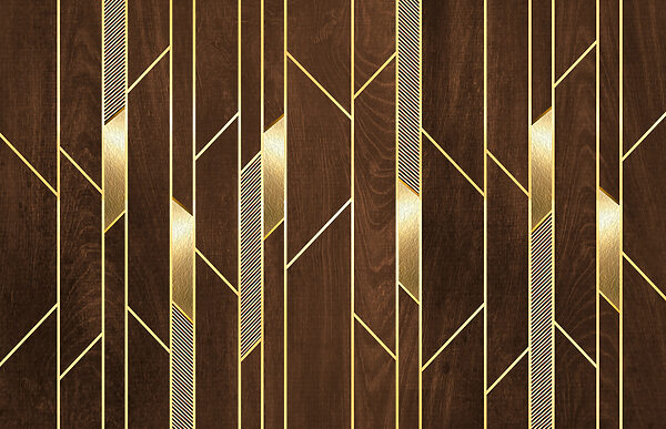 Líneas elegantes sobre una rica textura de madera Líneas elegantes sobre una rica textura de madera