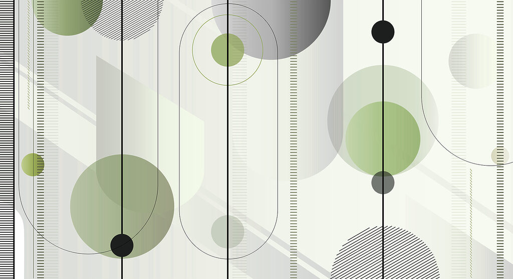 Geometric design in calming colors Geometric design in calming colors