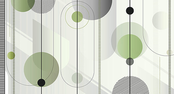 Geometric design in calming colors Geometric design in calming colors