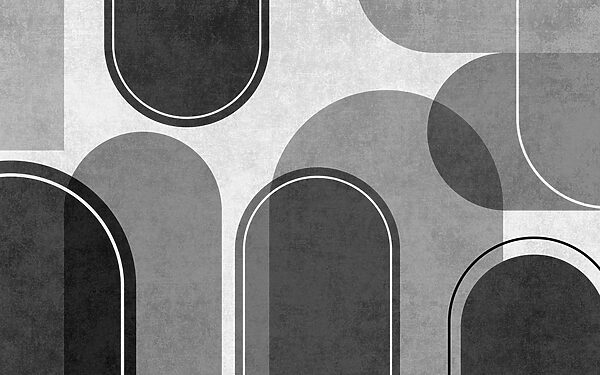 Un fondo gris y blanco con óvalos y óvalos Un fondo gris y blanco con óvalos y óvalos