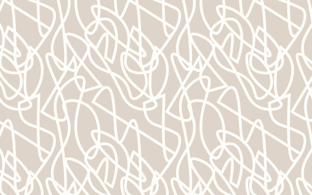 A white lines on a beige background