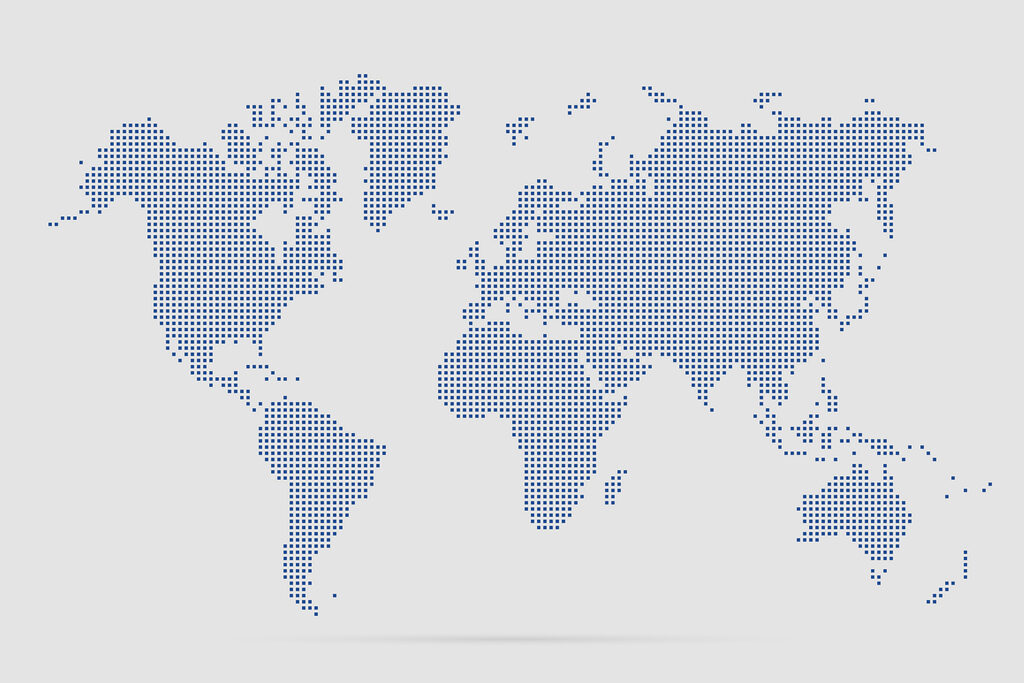 A map of the world