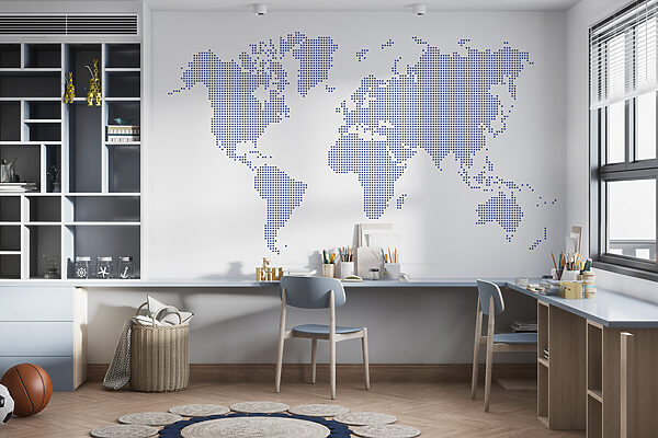 A map of the world