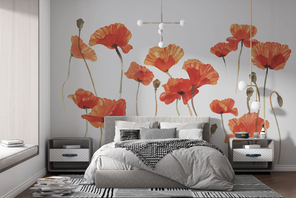 A group of orange flowers