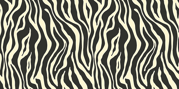 Un estampado de cebra en blanco y negro Un estampado de cebra en blanco y negro